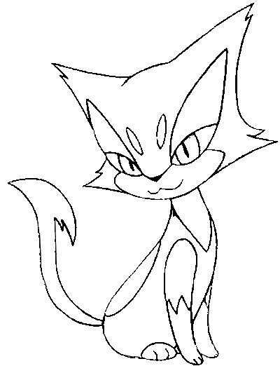 Purrloin Coloring Page