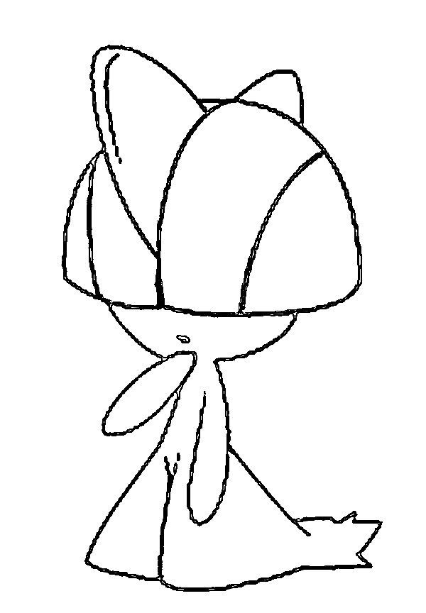 Ralts Coloring Page