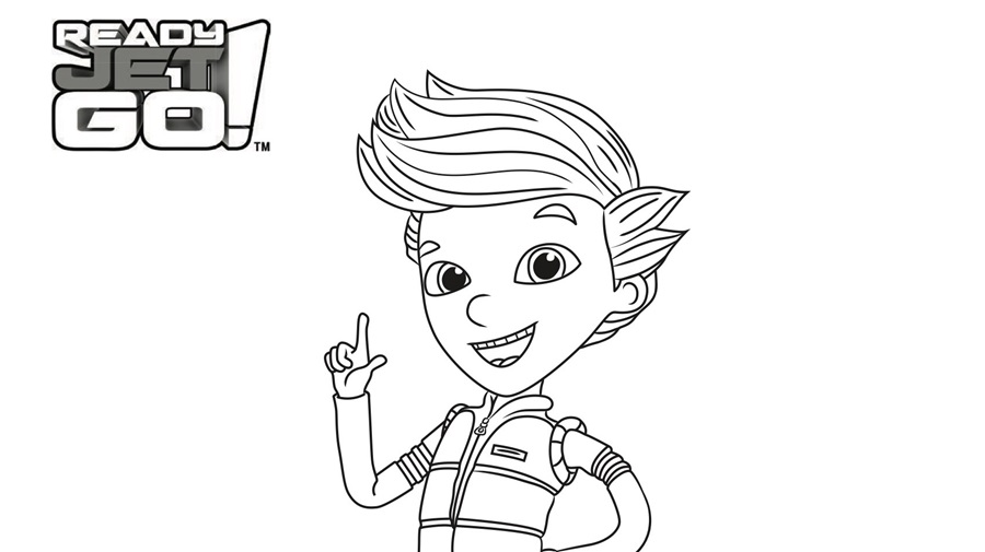 Ready Jet Go Coloring Pages