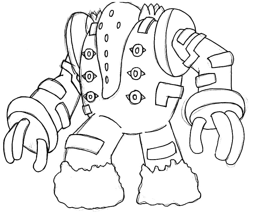 Regigigas Coloring Page