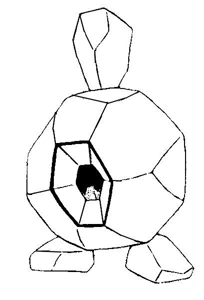 Roggenrola Coloring Page