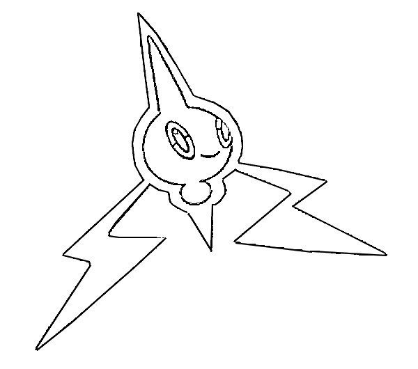 Rotom Coloring Page