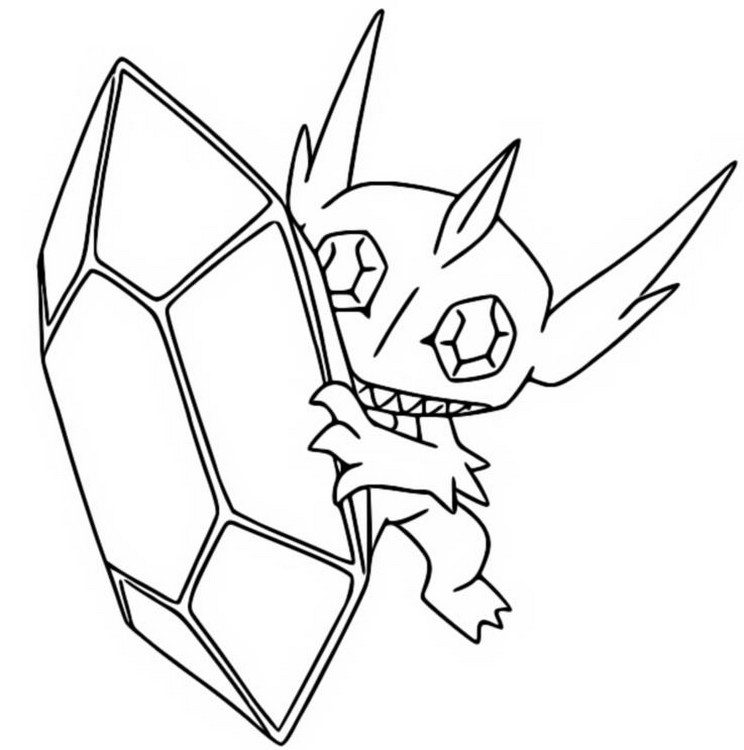 Sableye Coloring Page