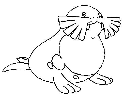 Sealeo Coloring Page