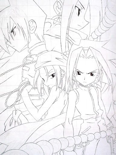 Shaman King Coloring Page