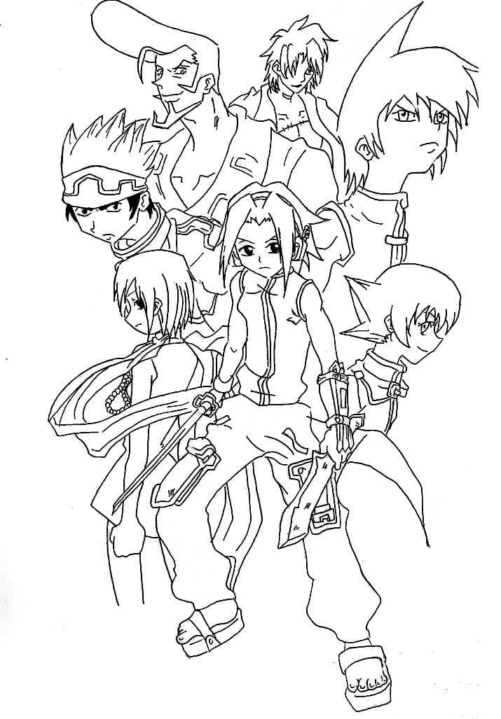 Shaman King Coloring Pages