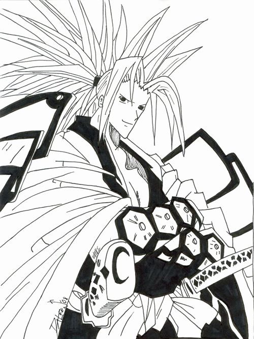 Amidamaru Coloring Pages