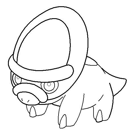 Shieldon Coloring Page