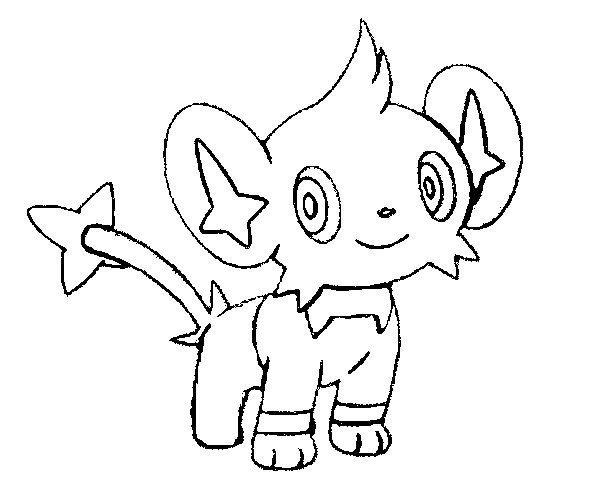 Shinx Coloring Page