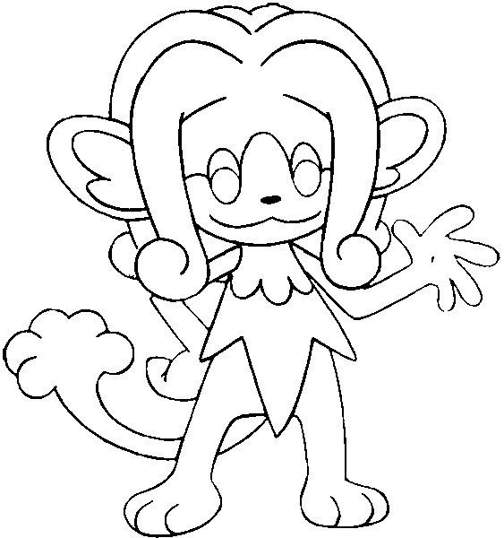 Simipour Coloring Page