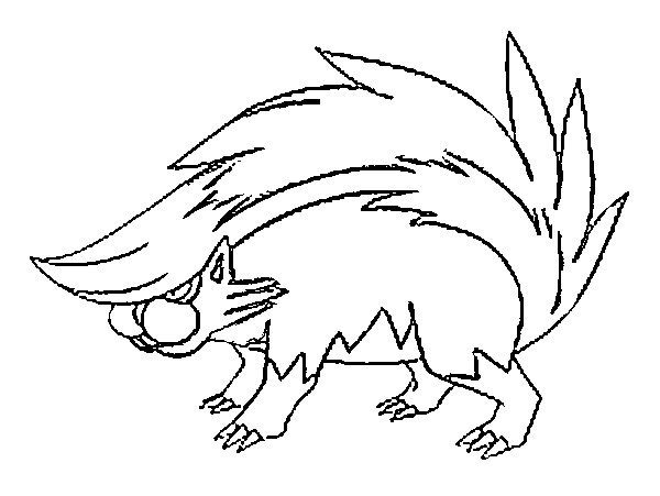 Skuntank Coloring Page