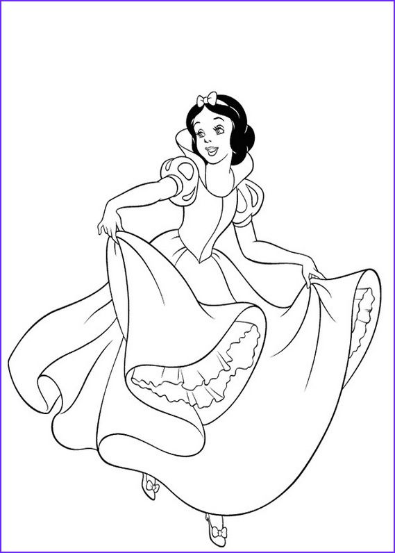 Snow White Free Coloring Pages