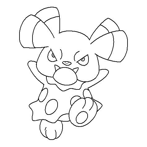 Snubbull Coloring Page