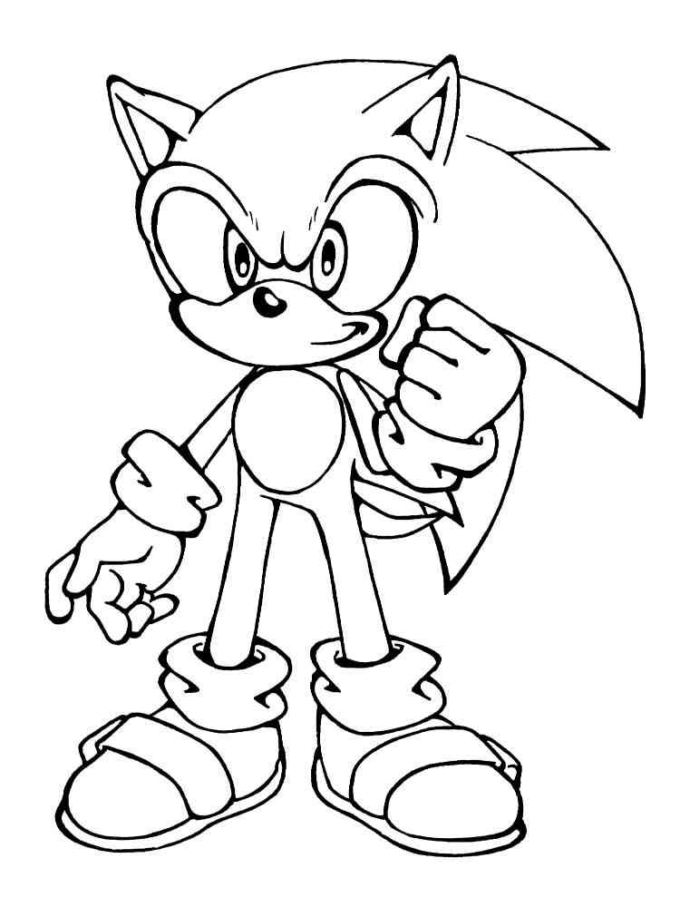 Sonic Coloring Pages