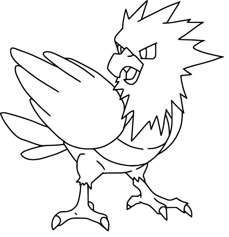 Spearow Coloring Page