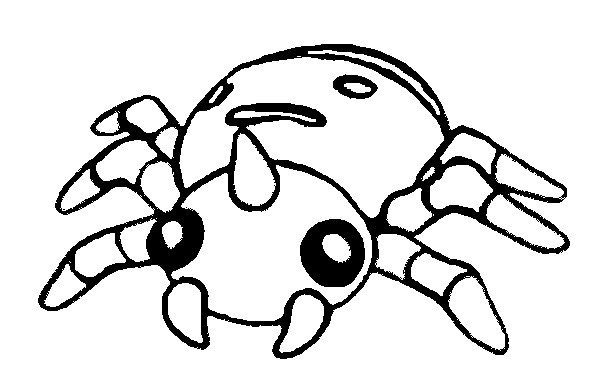 Spinarak Coloring Page