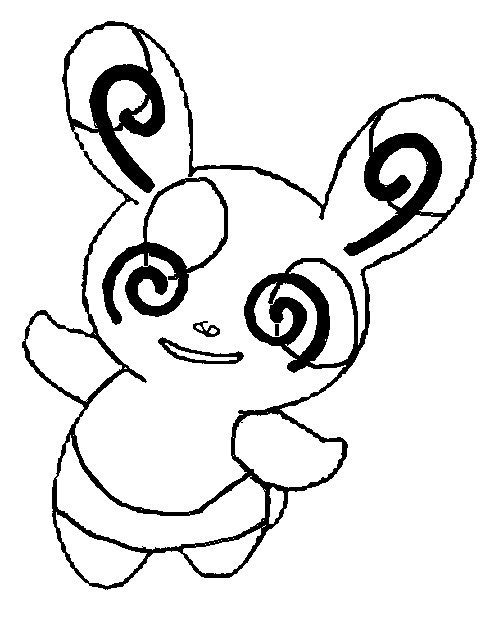 Spinda Coloring Page