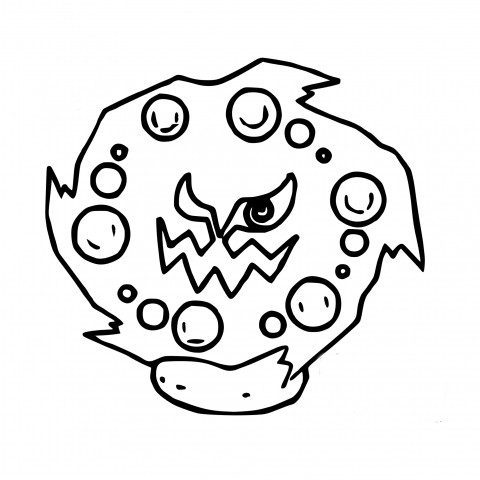 Spiritbomb Coloring Page