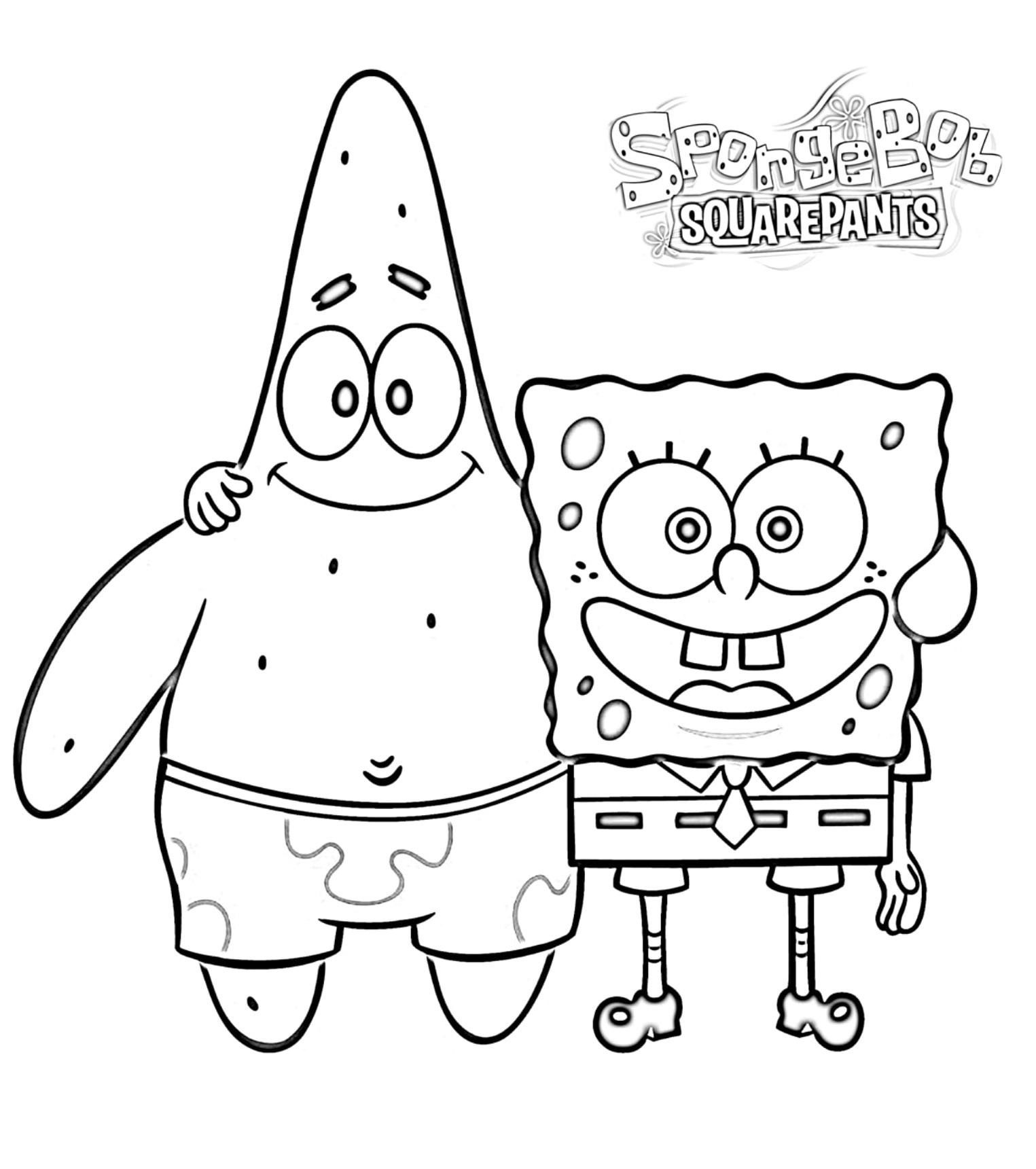 Spongebob Coloring Page Printable