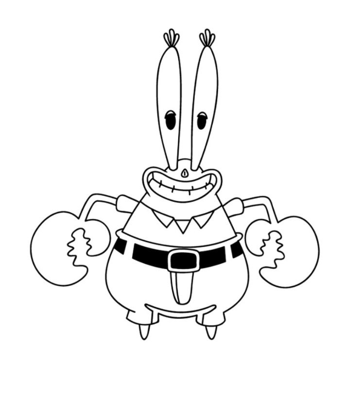 Spongebob Coloring Pages For Kids