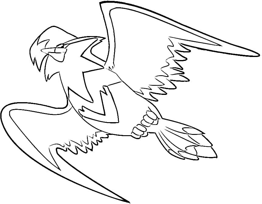 Staraptor Coloring Page