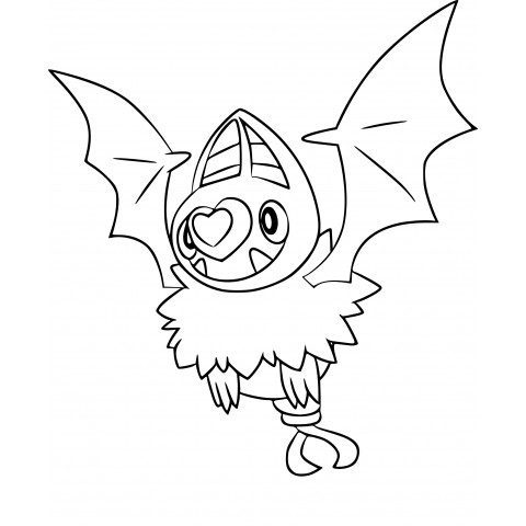 Swoobat Coloring Page