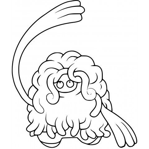 Tangrowth Coloring Page