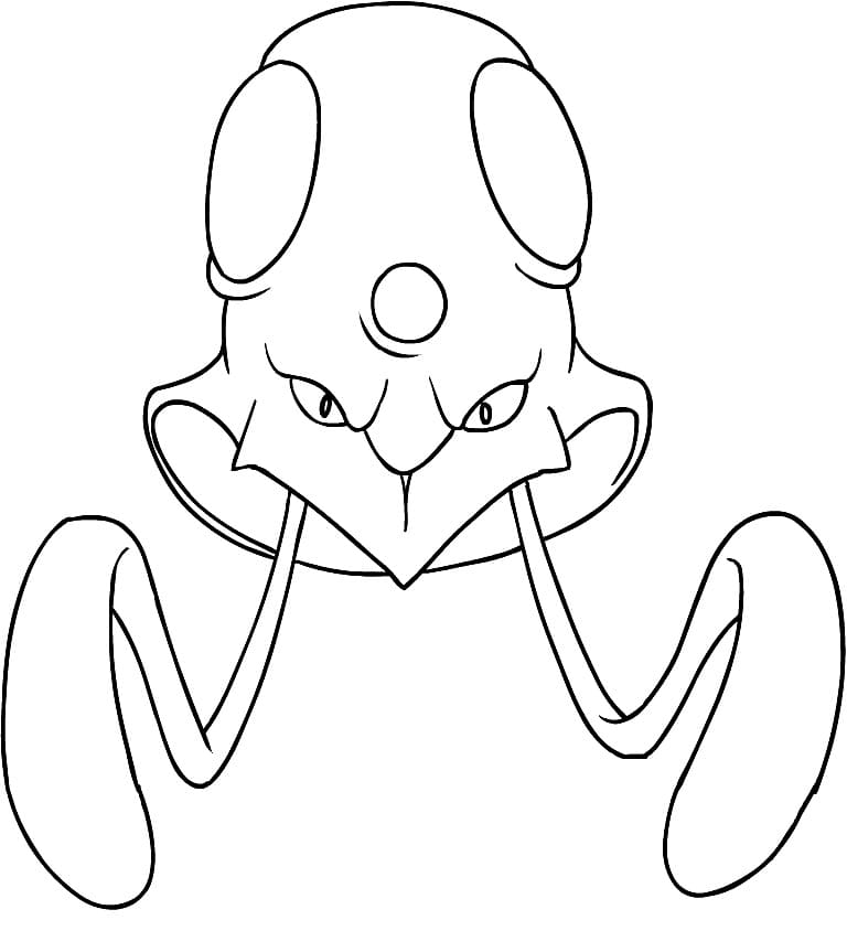 Tentacool Coloring Page