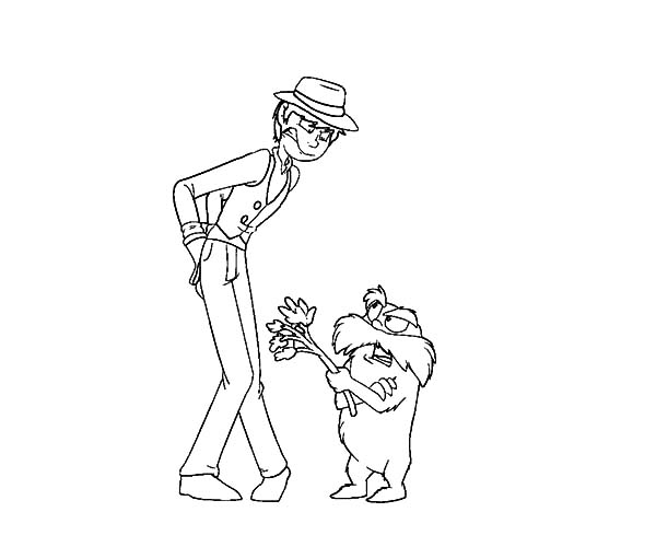 Free Lorax Coloring Page