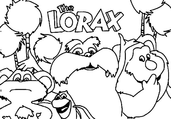 The Lorax 9 Coloring Pages