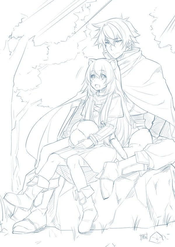 The Rising of the Shield Hero Coloring Page