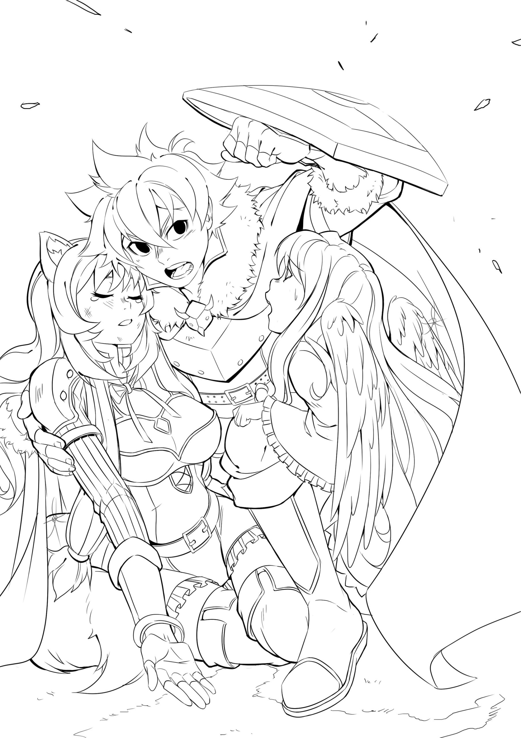 The Rising of the Shield Hero Coloring Pages printable