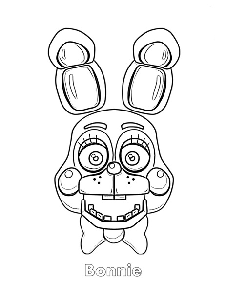 Toy Bonnie Coloring Page