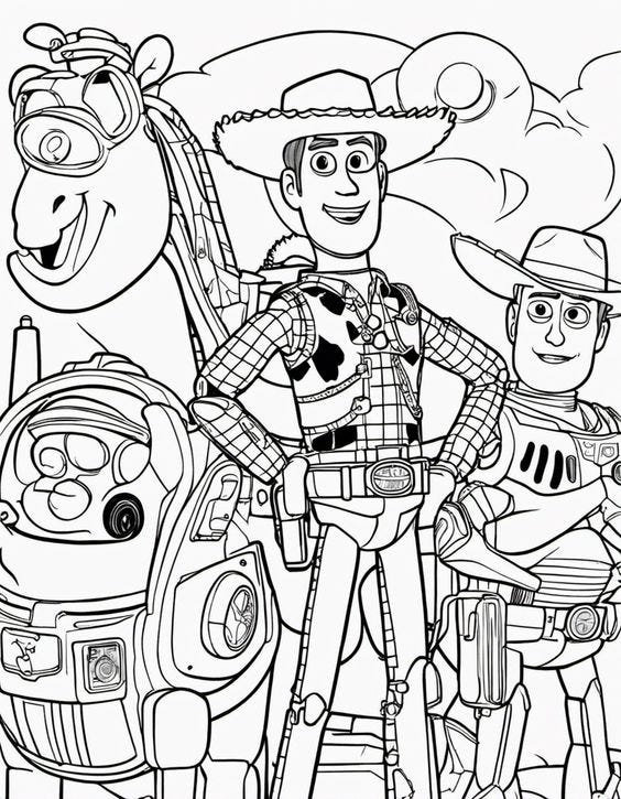 Toy Story Coloring Pages Free to Print