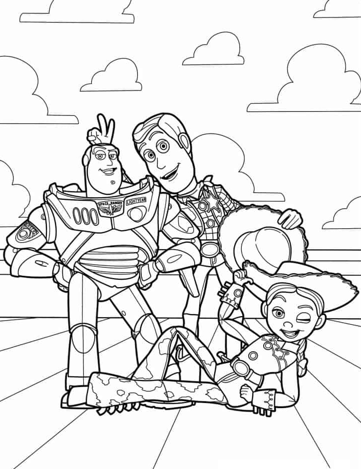 Toy Story Coloring Pages Free