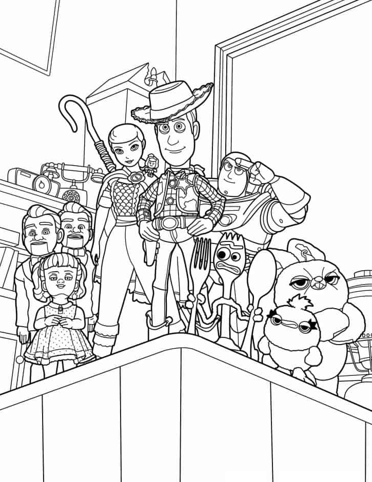 Toy Story Free Printable Coloring Pages