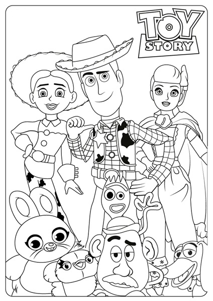 Toys Story 4 Coloring Pages