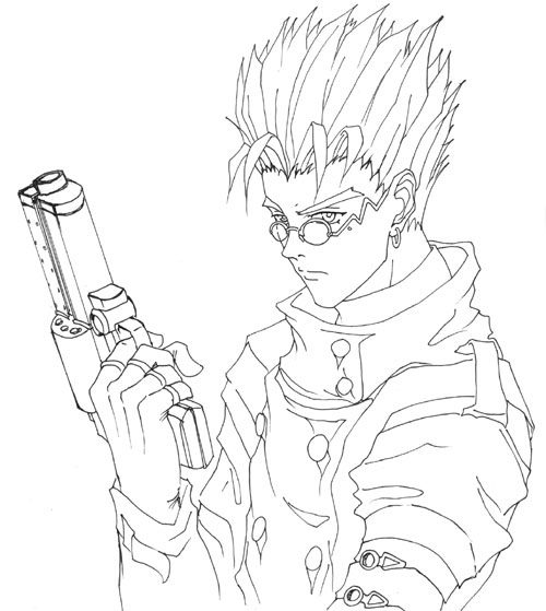Trigun Coloring Pages