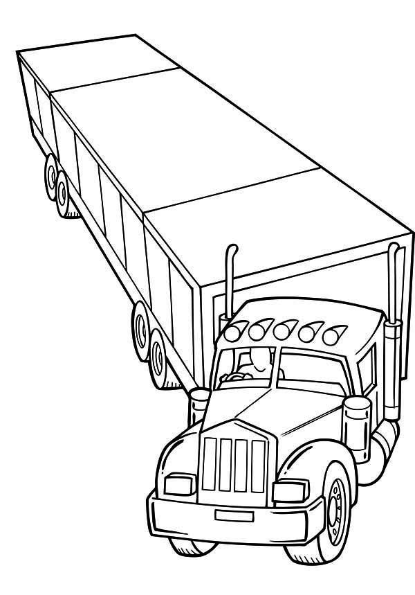 Truck Coloring Page