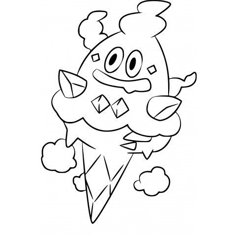 Vanillish Coloring Page