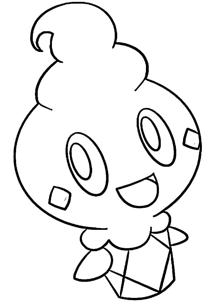Vanillite Coloring Page