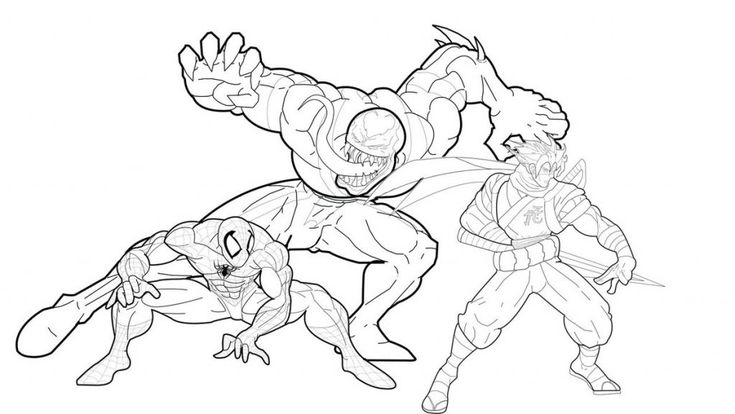 Marvel Coloring Pages