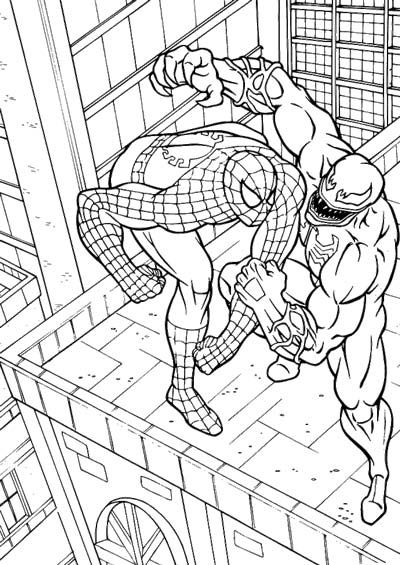 Venom Coloring Pages For Kids