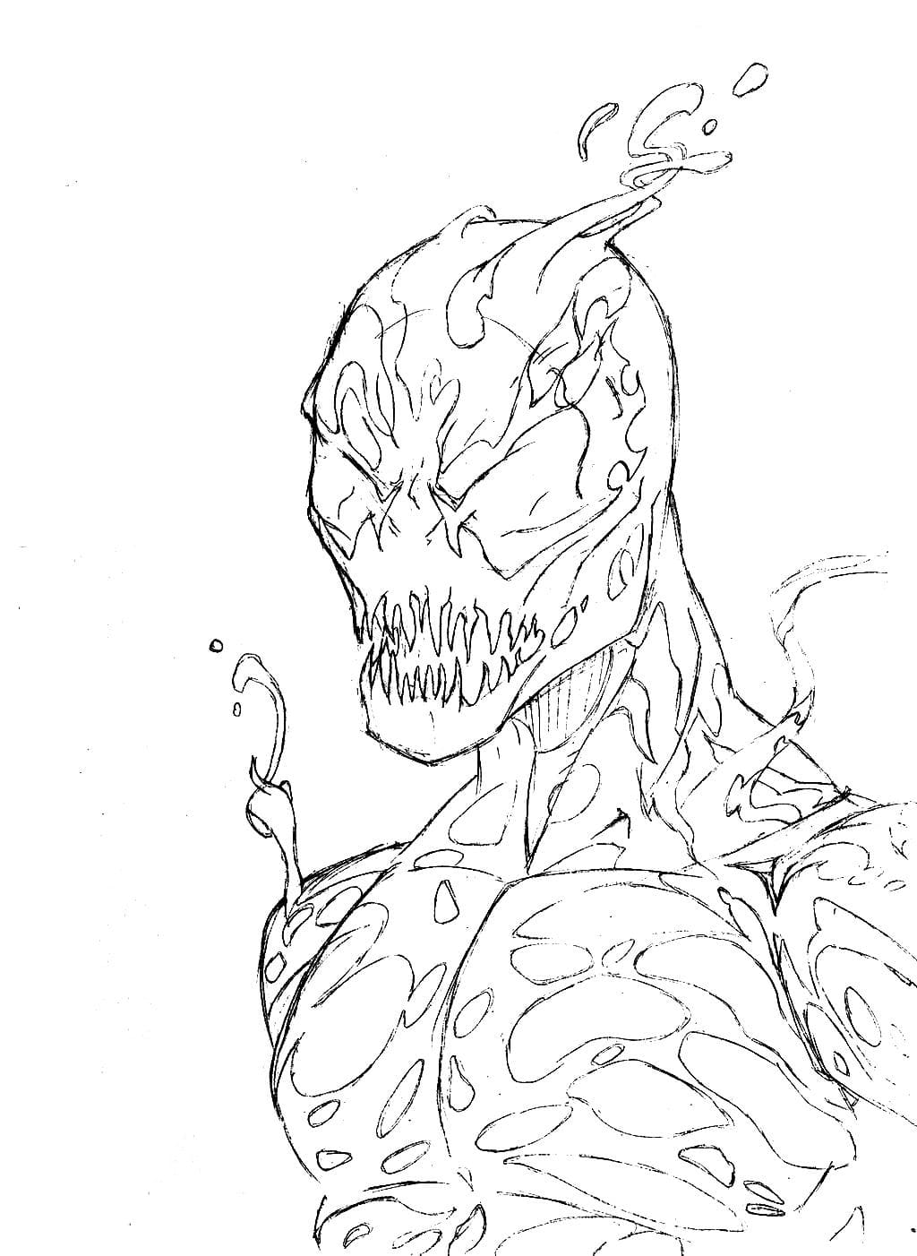 Venom Coloring Page