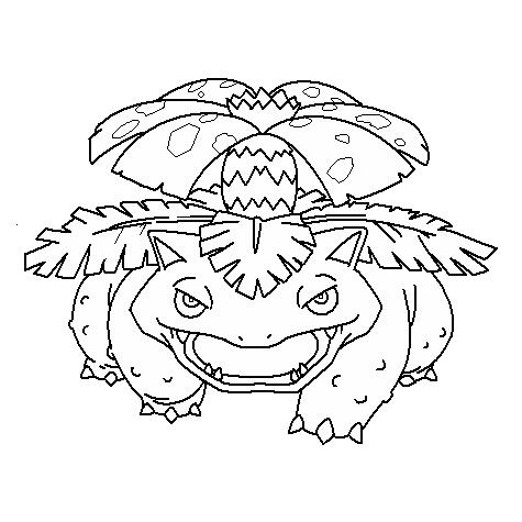 Venusaur Coloring Page