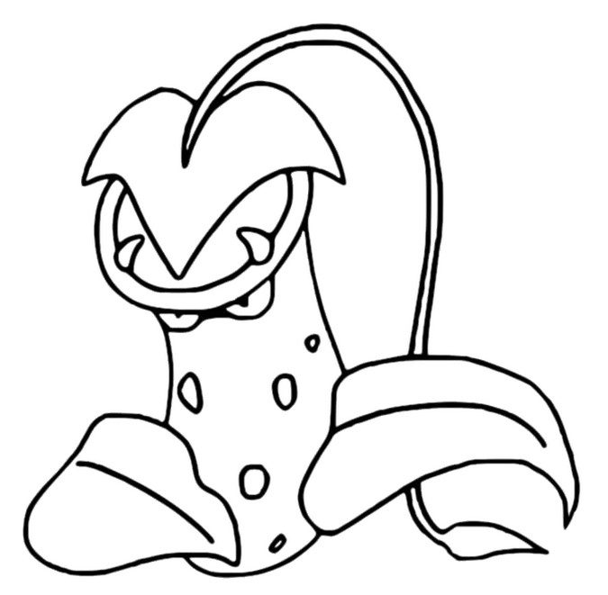 Victreebel Coloring Page