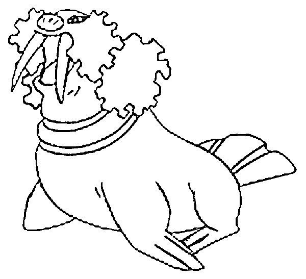 Walrein Coloring Page