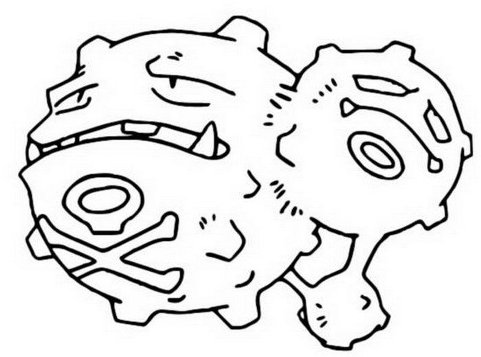 Weezing Coloring Page