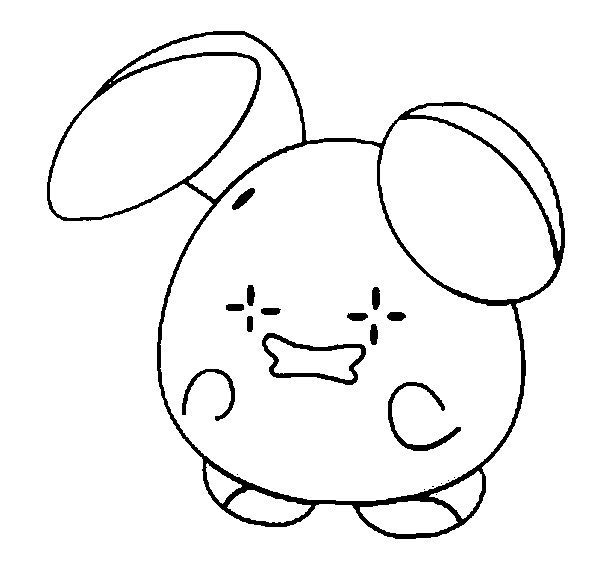 Whismur Coloring Page
