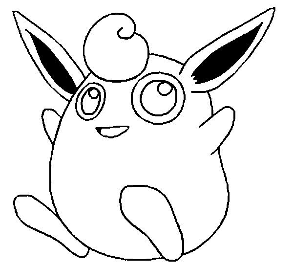 Wigglytuff Coloring Page